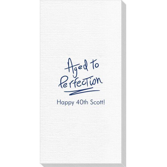 Fun Aged to Perfection Deville Guest Towels